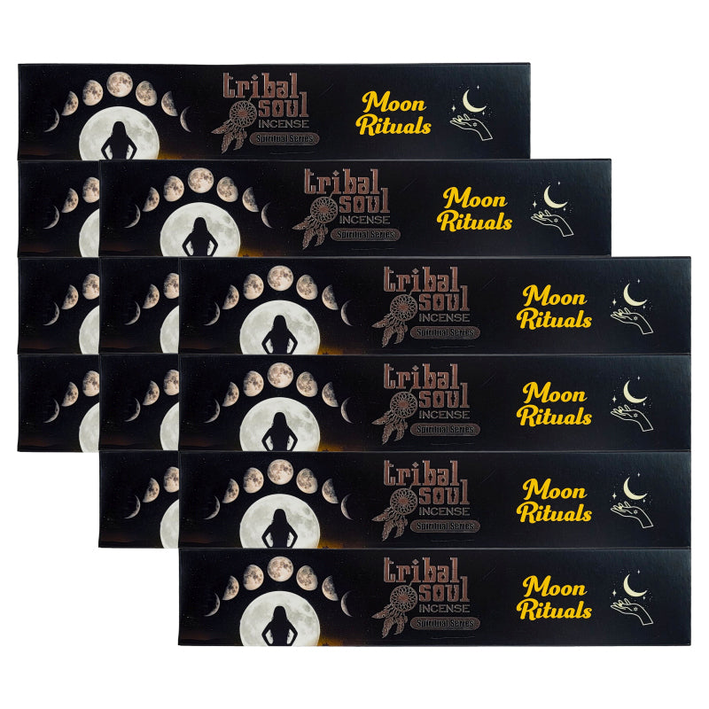 Moon Rituals (Spiritual Series) 15g 8" Incense Pack, by Tribal Soul