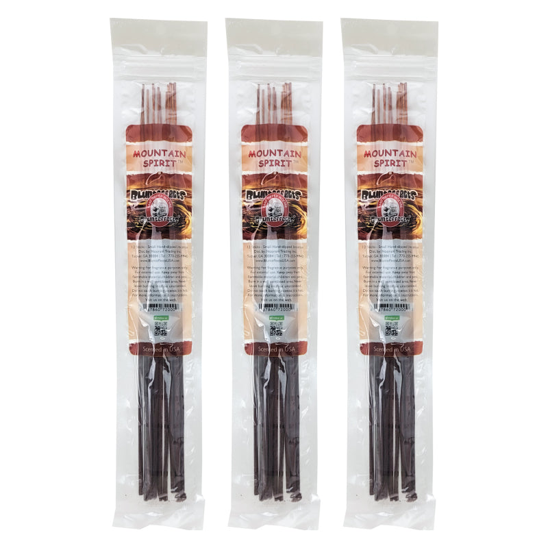 10.5" BluntEffects Incense Fragrance Wands, 12-Pack Mountain Spirit