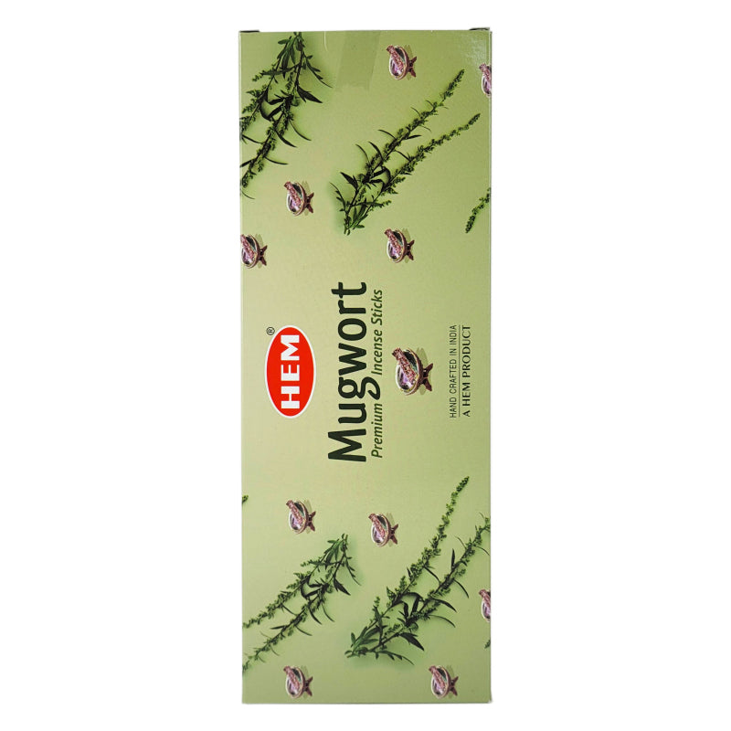 HEM Incense Sticks 20-Stick Hex Packs, Mugwort