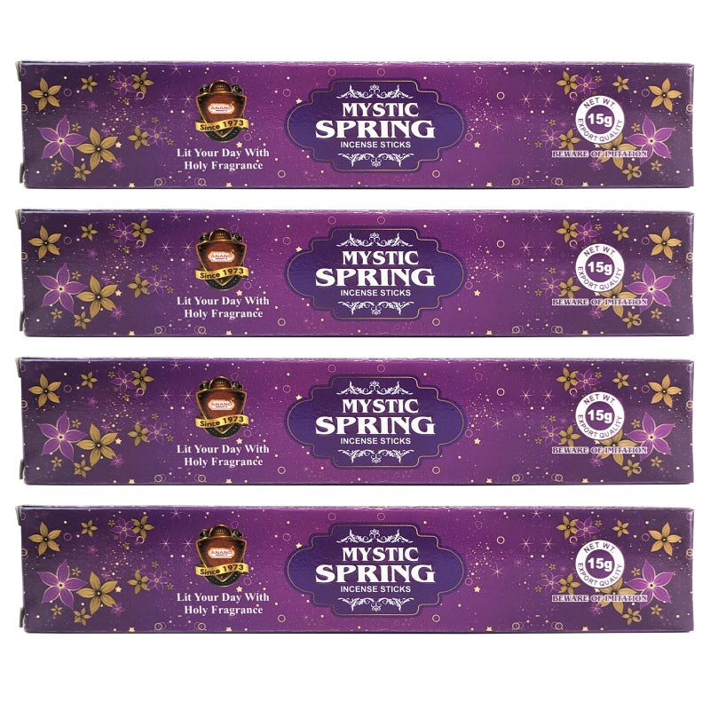 Anand Mystic Spring Incense Sticks, 15g Pack
