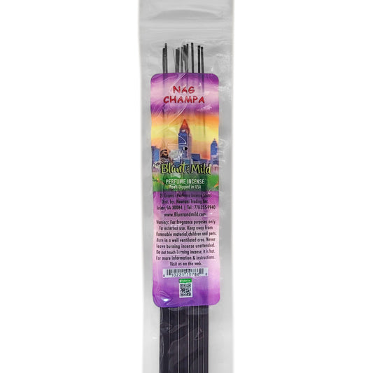 Nag Champa 10.5" Blunt & Mild Incense, 20g Pack