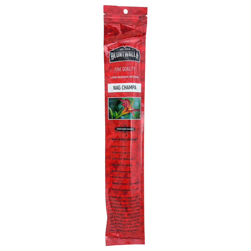 Nag Champa 11" Bluntwalla Incense Pack