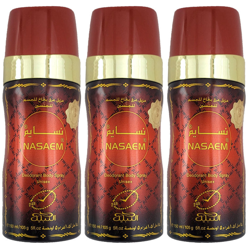150ml Aerosol Spray Deodorant, Nasaem Scent by Nabeel