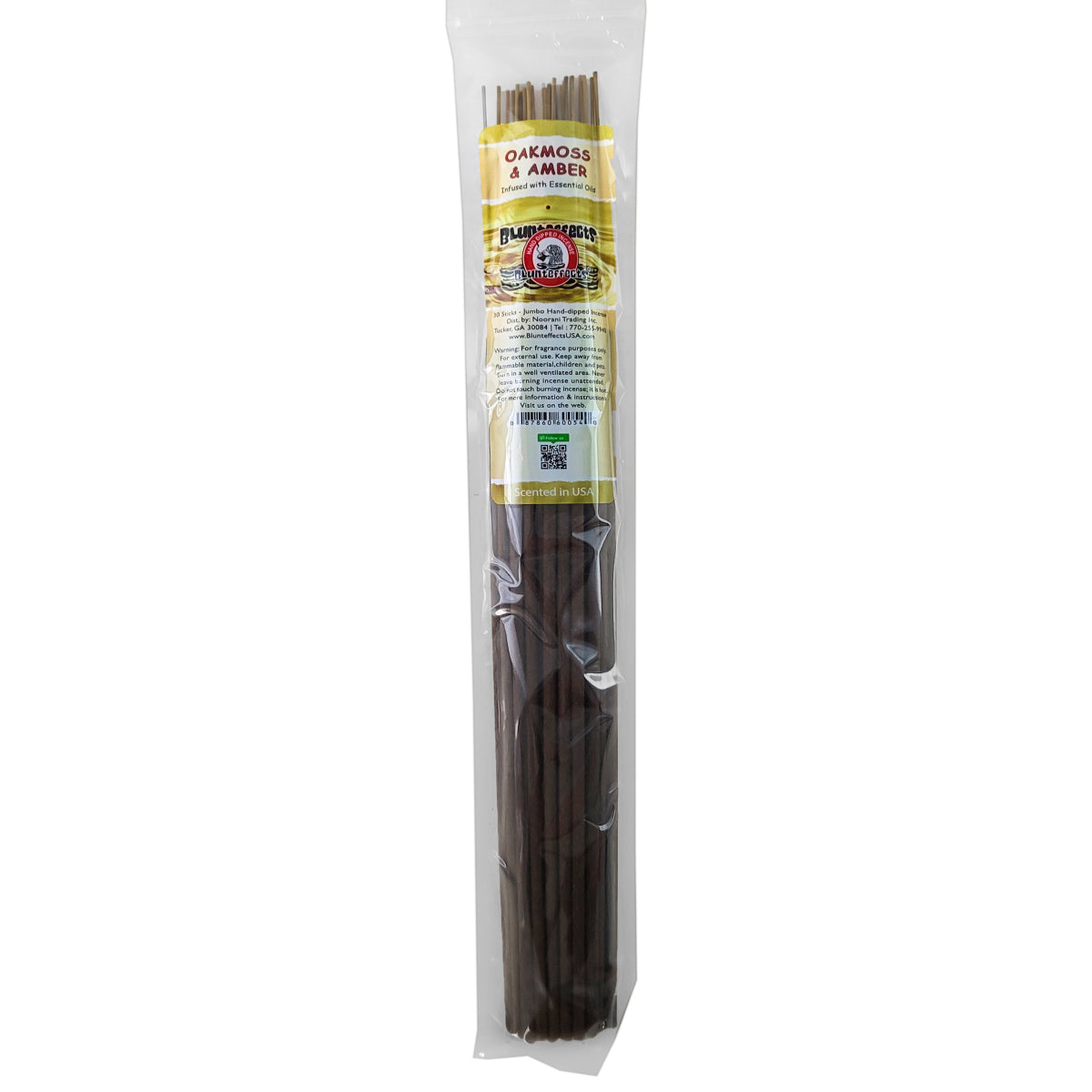 Oakmoss & Amber Scent, 19" BluntEffects Jumbo Incense