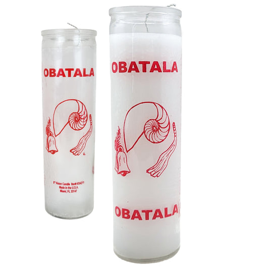7 Day Candle, Orisha Obatala (White)