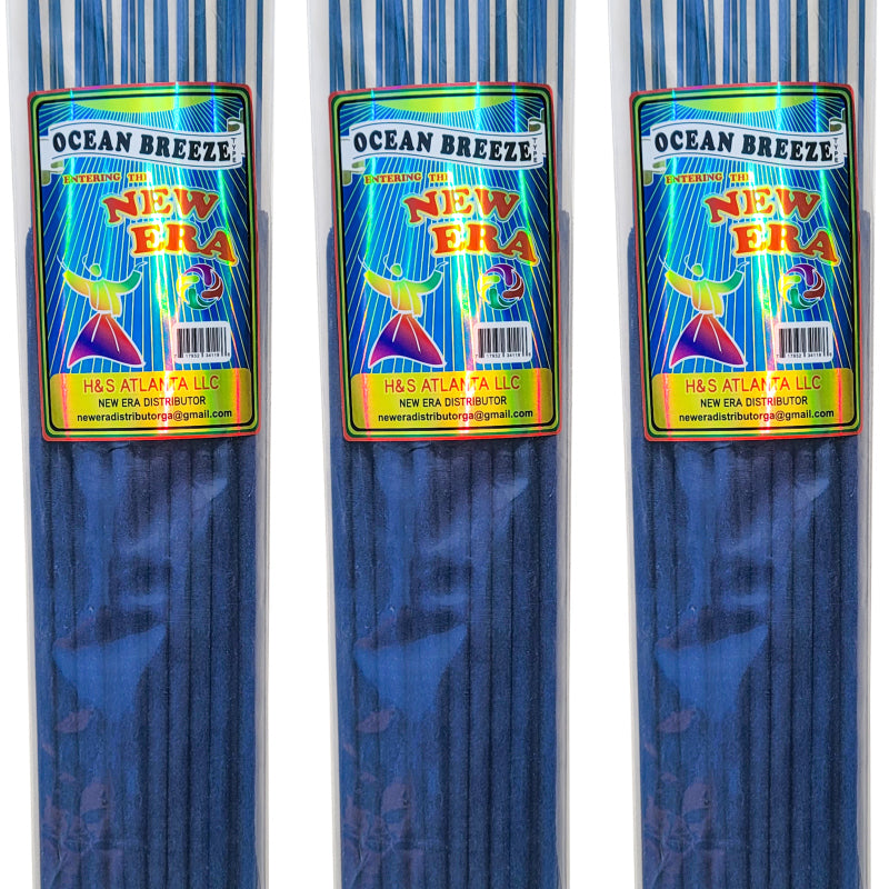 Ocean Breeze Scent, New Era 19" Jumbo Incense