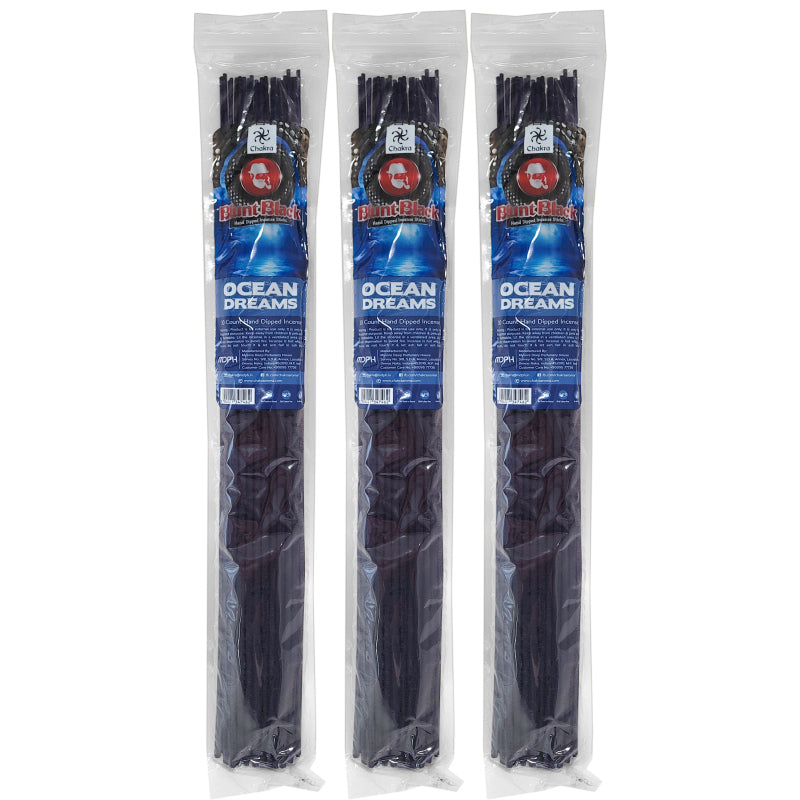 Ocean Dreams Scent 19" Blunt Black Jumbo Incense