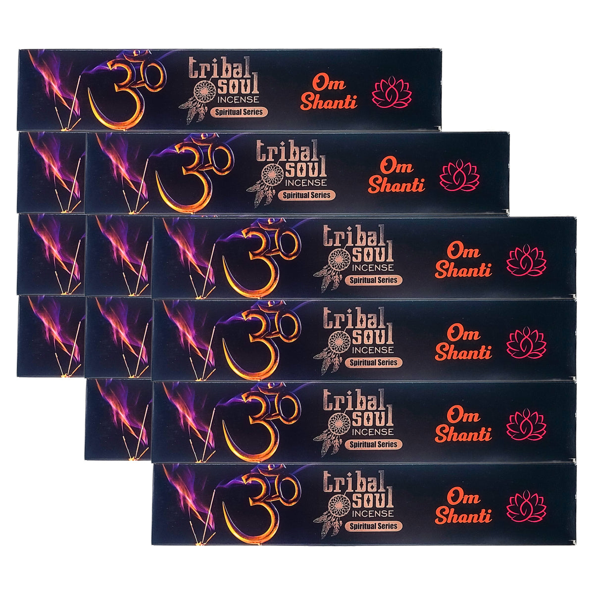 Om Shanti (Spiritual Series) 15g 8" Incense Pack, by Tribal Soul