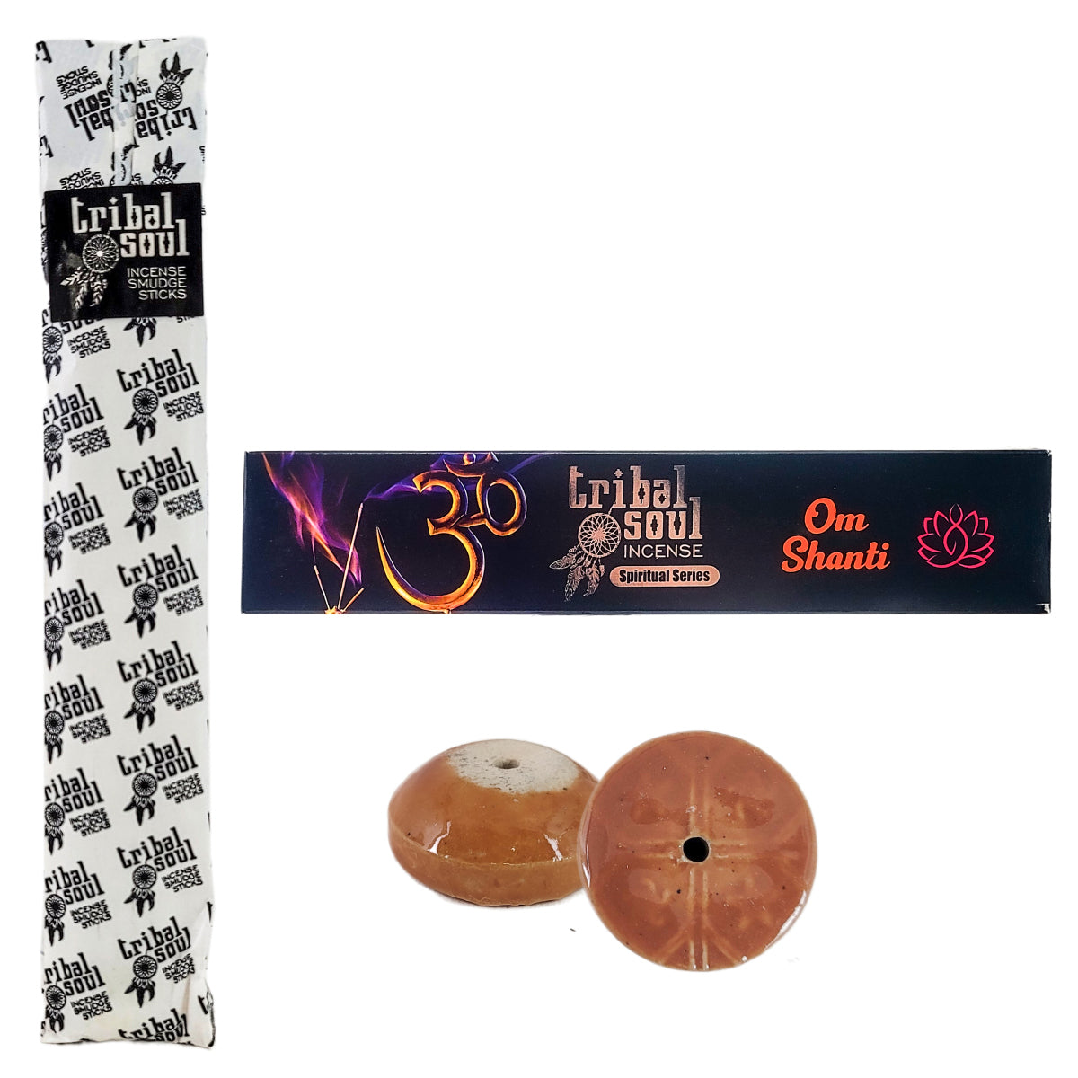 Om Shanti (Spiritual Series) 15g 8" Incense Pack, by Tribal Soul