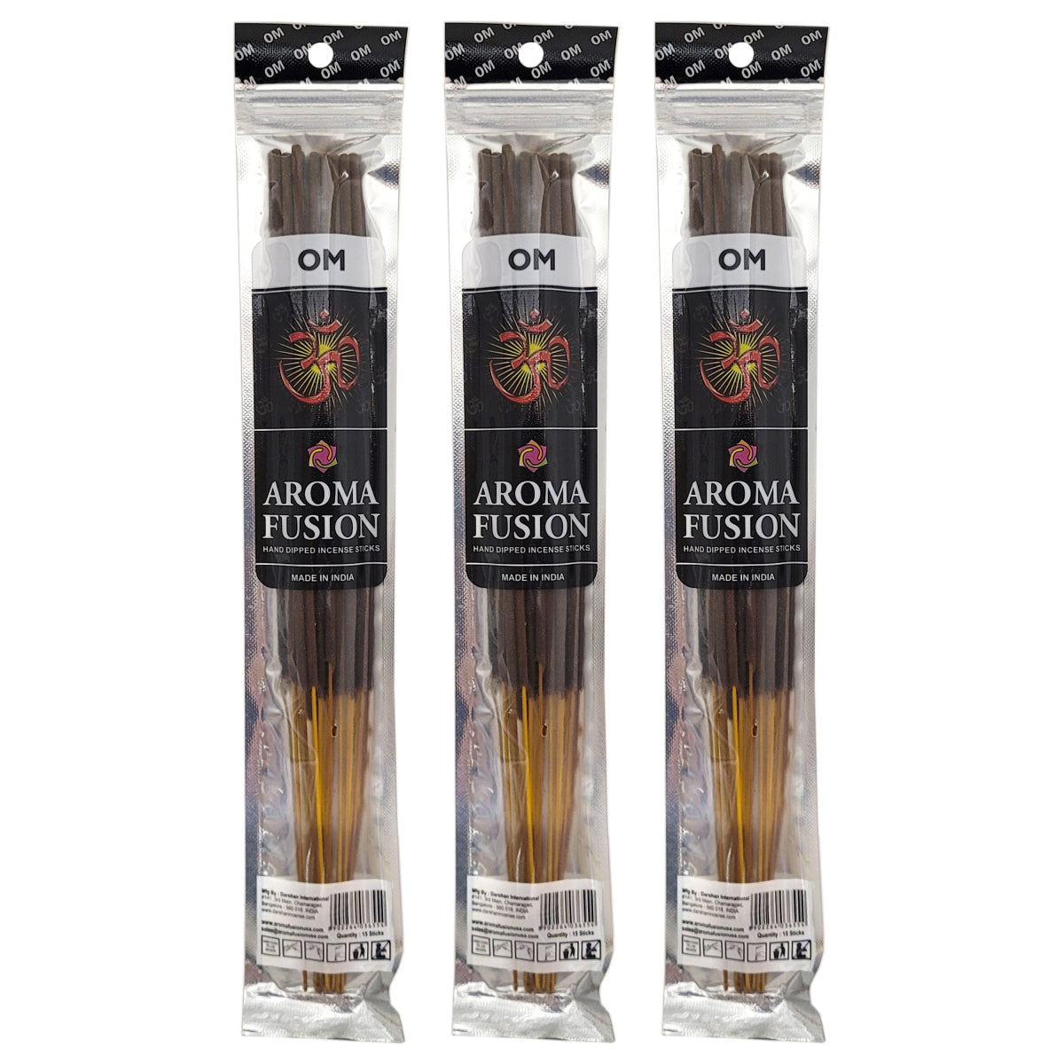 Aroma Fusion 11" Incense Sticks - OM Scent