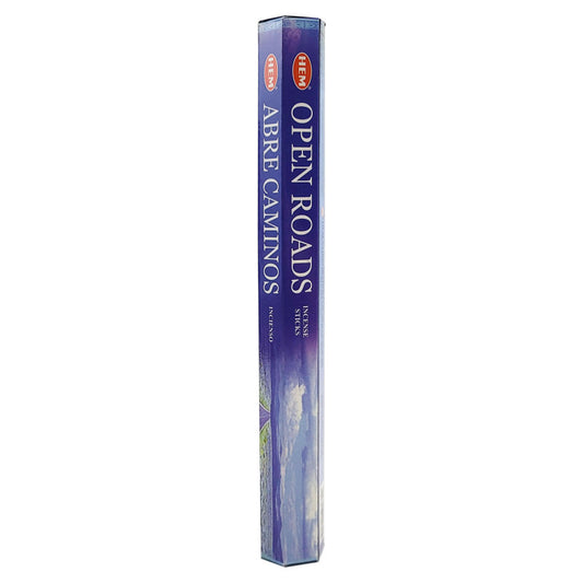 HEM Incense Sticks 20-Stick Hex Packs, Open Roads