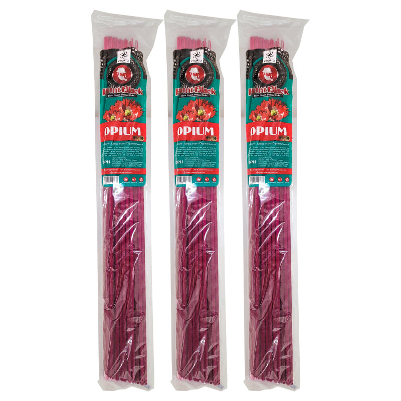 Opium Scent 19" Blunt Black Jumbo Incense