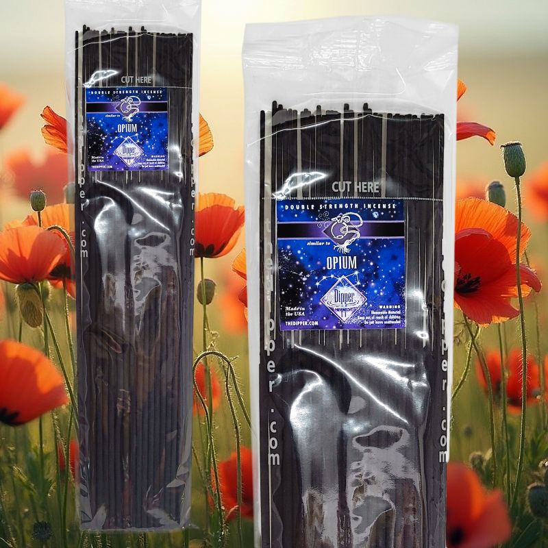 Opium Type Scent 19" Incense, 50-Stick Pack, by The Dipper
