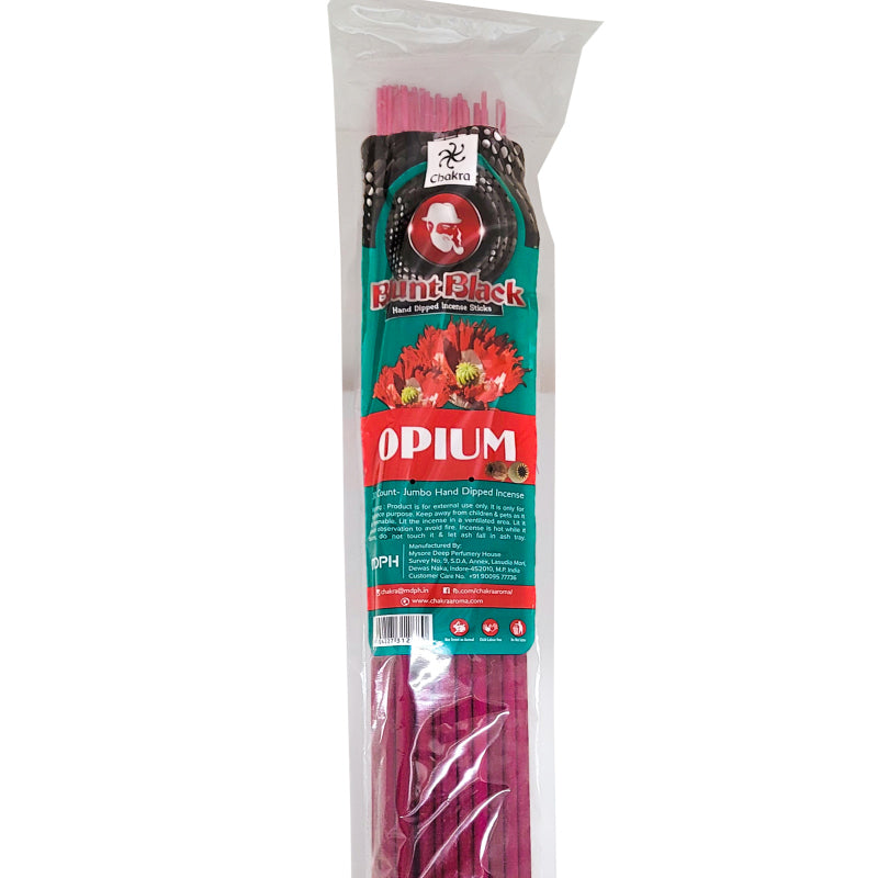 Opium Scent 19" Blunt Black Jumbo Incense