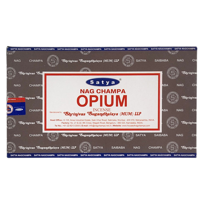 Satya Opium Scent Incense Sticks, 15g Pack