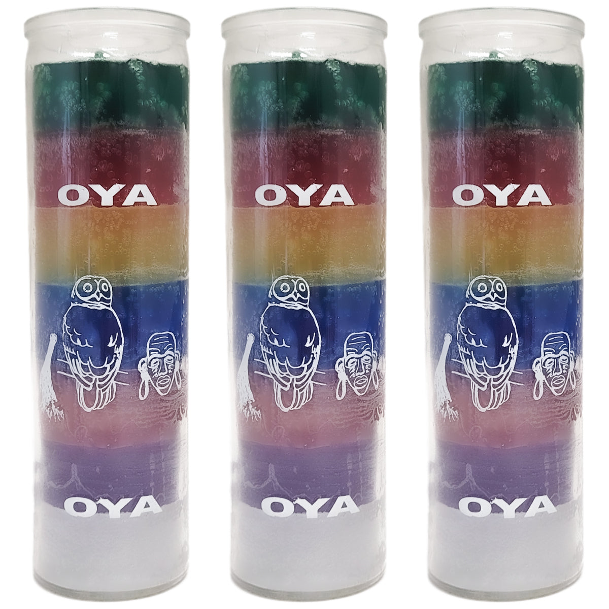 7 Day Candle, Orisha Oya (7 Color)