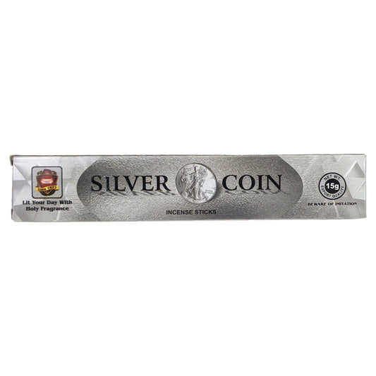 Anand Silver Coin Incense Sticks, 15g Pack