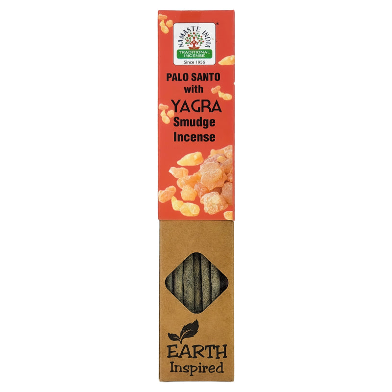 Palo Santo with Yagra 15g 8" Incense Pack, by Namaste India