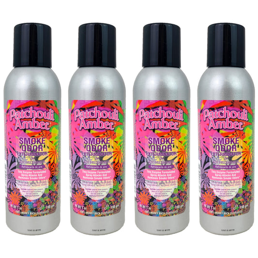 Patchouli Amber Scent 7oz Smoke Odor Exterminator Aerosol Can Spray