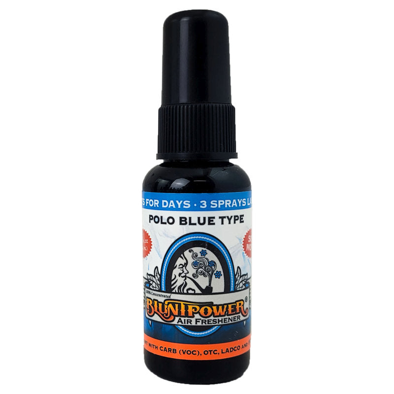 Blunt Power Spray 1.5 OZ P. Blue TYPE Scent