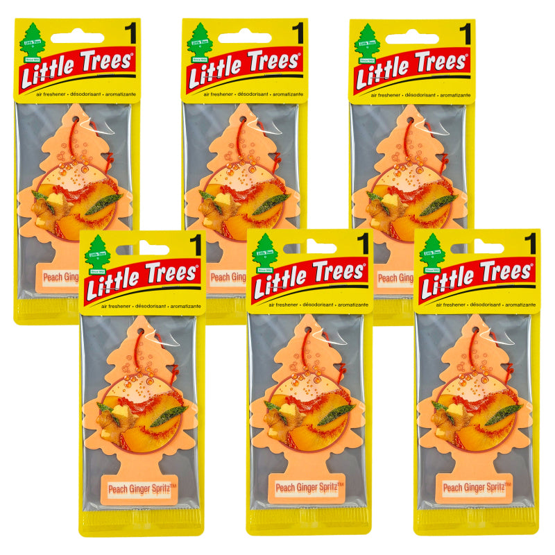 Little Trees Peach Ginger Spritz Scent Hanging Air Freshener