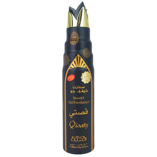 Qisaty Scent Dry Aerosol Air Freshener Spray, 300ml, by Nabeel