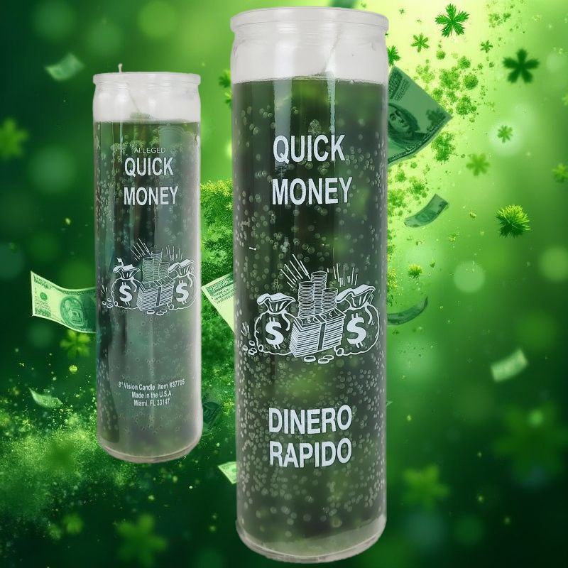 7 Day Candle, Quick Money (Green)
