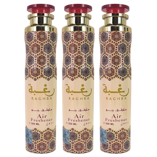 Raghba Aerosol Air Freshener Spray, 300ml, by Lattafa