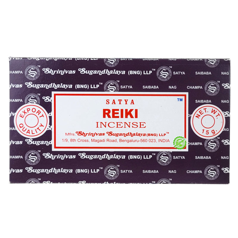 Reiki Scent Incense Sticks by Satya BNG, 15g Packs