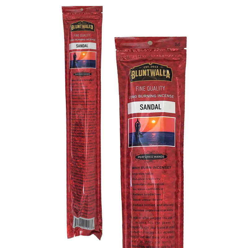 19" Jumbo Bluntwalla Sandal Scent Incense Pack