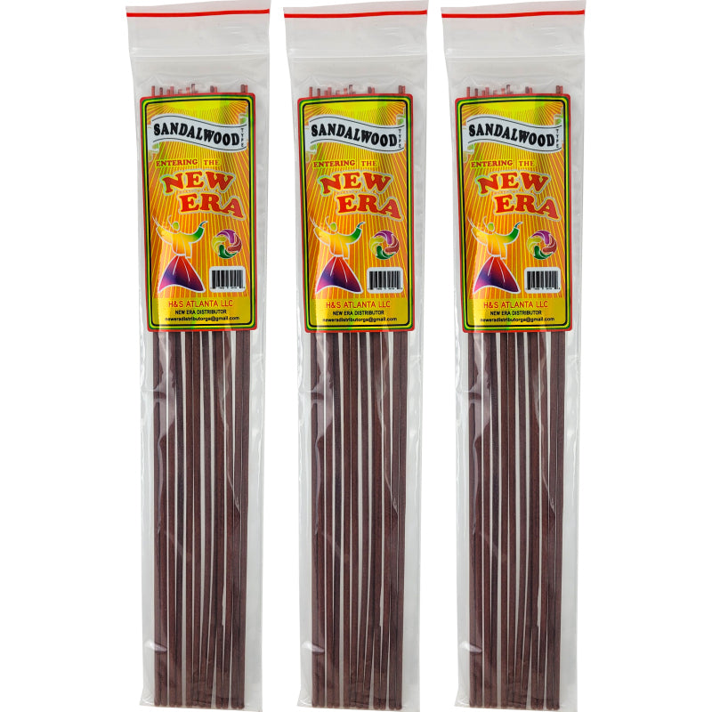 Sandalwood 11" New Era Incense Pack
