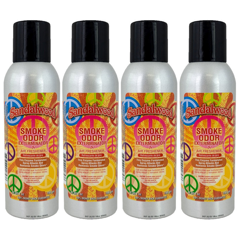 Sandalwood Scent 7oz Smoke Odor Exterminator Aerosol Can Spray