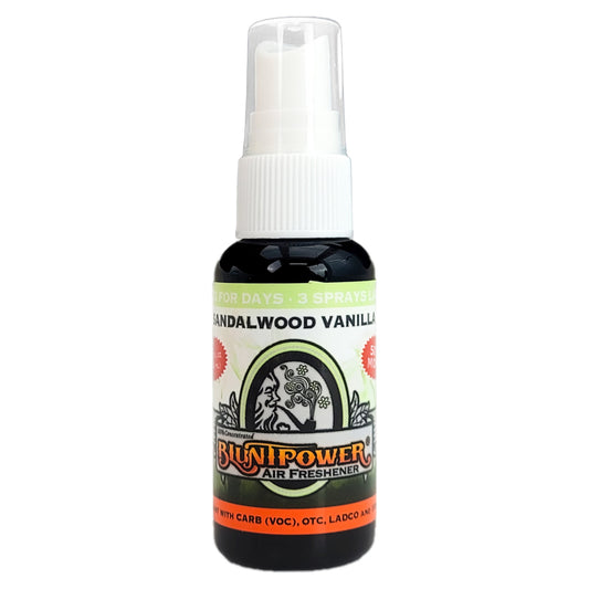 Blunt Power Spray 1.5 OZ Sandalwood Vanilla Scent