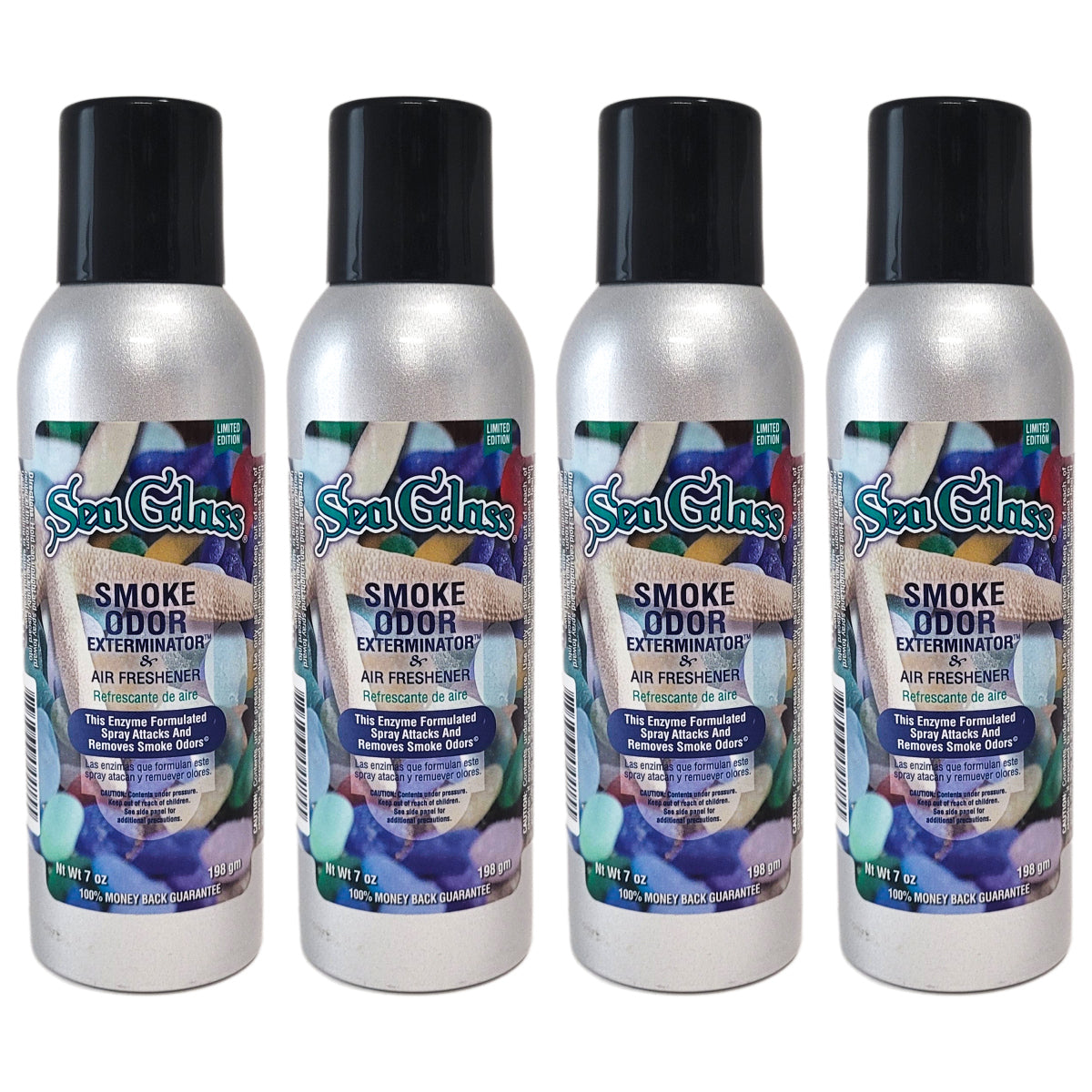 Sea Glass Scent 7oz Smoke Odor Exterminator Aerosol Can Spray