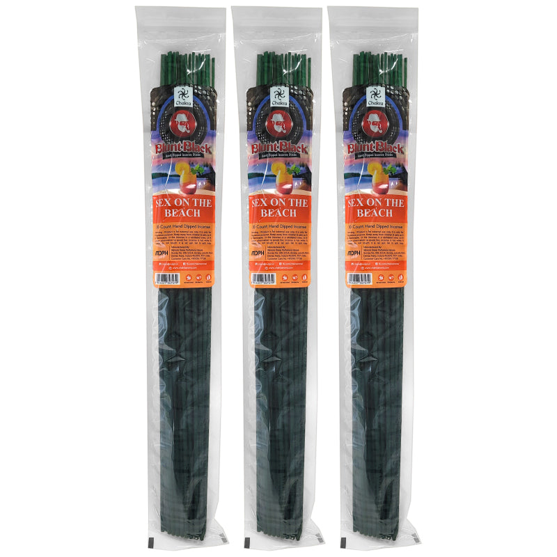 Sex On The Beach Scent 19" Blunt Black Jumbo Incense