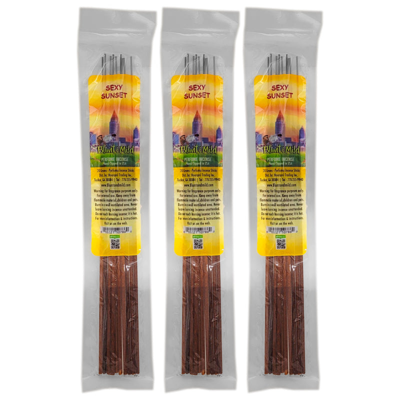 Sexy Sunset 10.5" Blunt & Mild Incense, 20g Pack