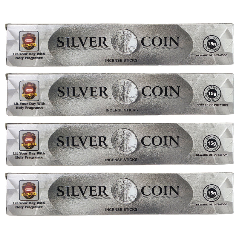 Anand Silver Coin Incense Sticks, 15g Pack