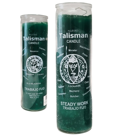 7 Day Candle, Steady Work (Green)