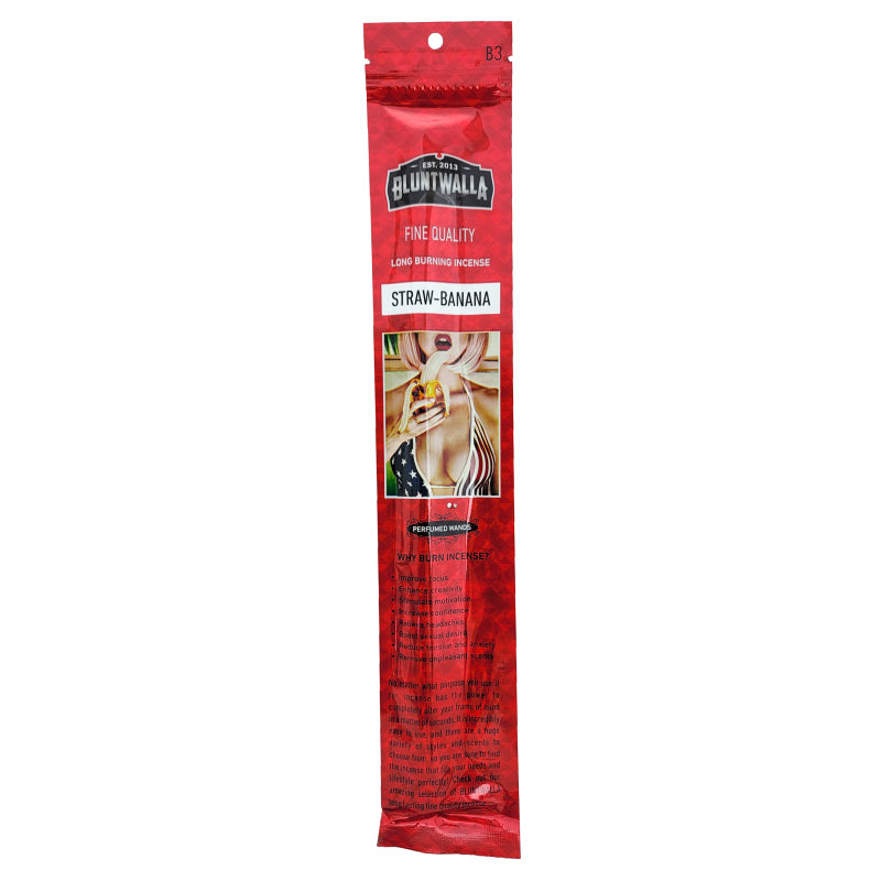 Straw-Banana 11" Bluntwalla Incense Pack