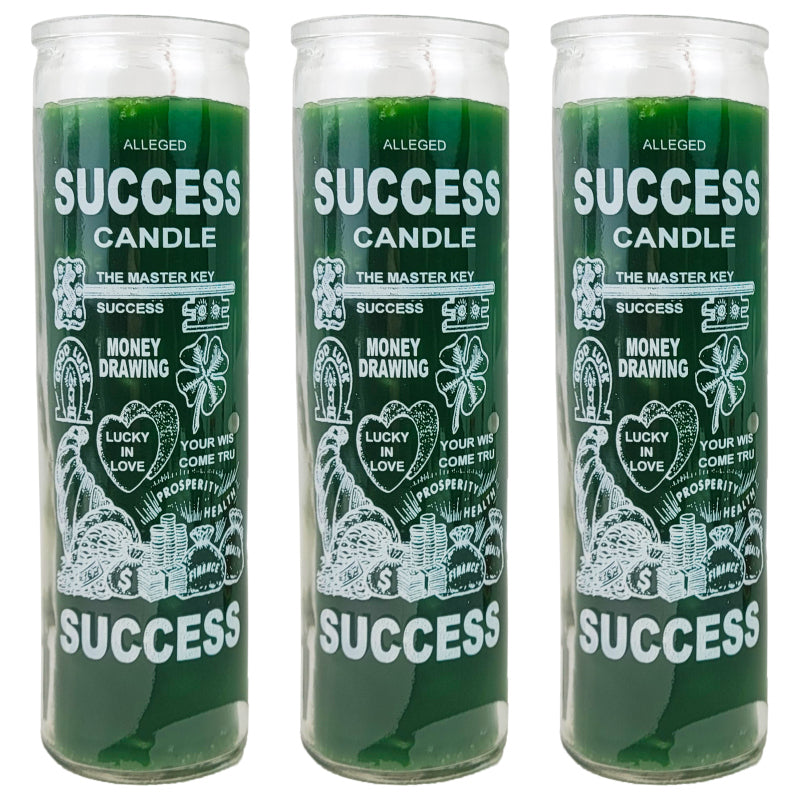 7 Day Candle, Success (Green)
