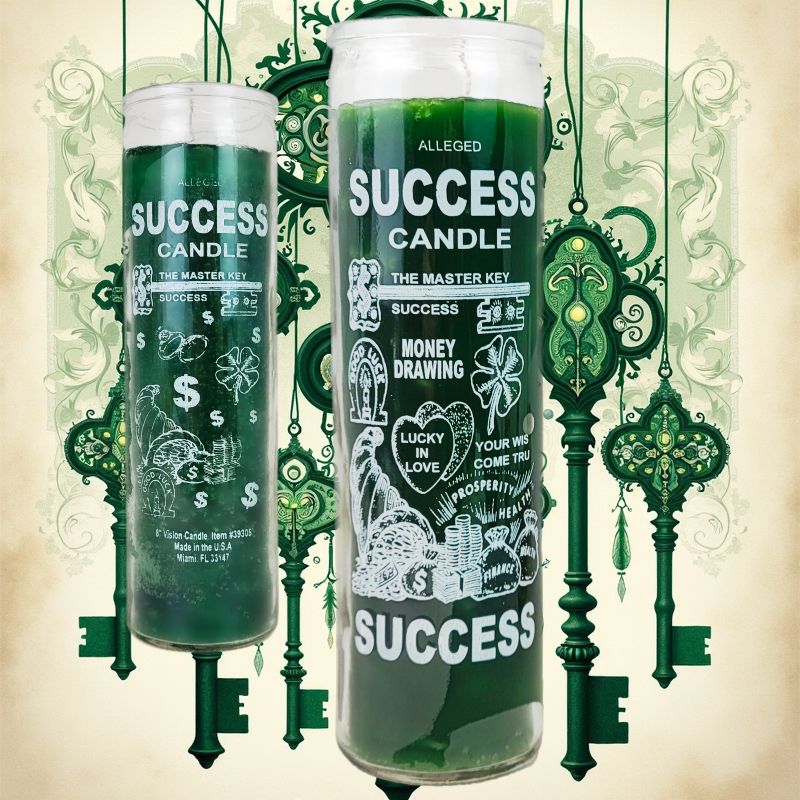 7 Day Candle, Success (Green)