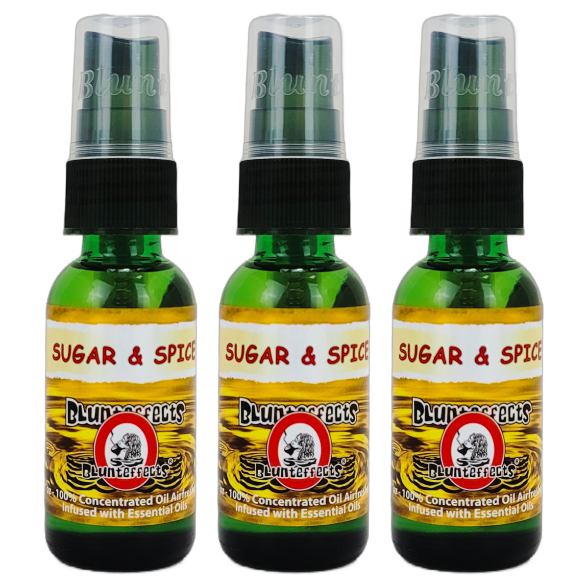 BluntEffects Air Freshener Spray, 1OZ Sugar & Spice