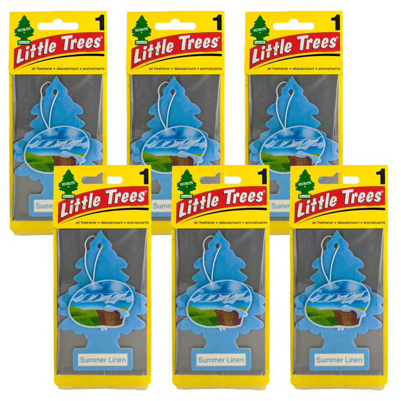 Little Trees Summer Linen Scent Hanging Air Freshener