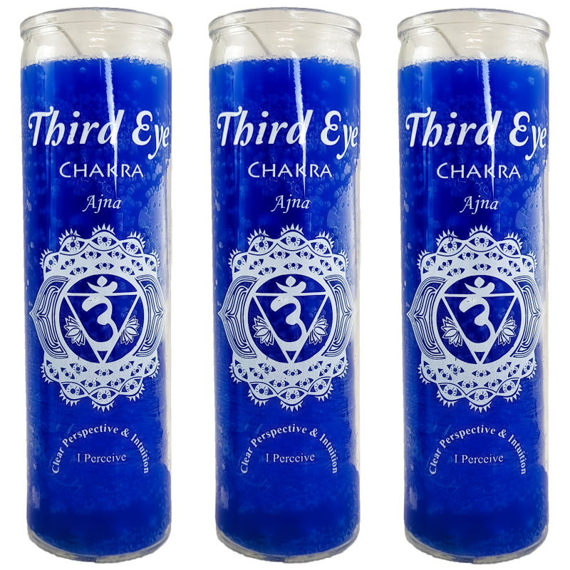 7 Day Candle, Third Eye Chakra Ajna (Indigo)