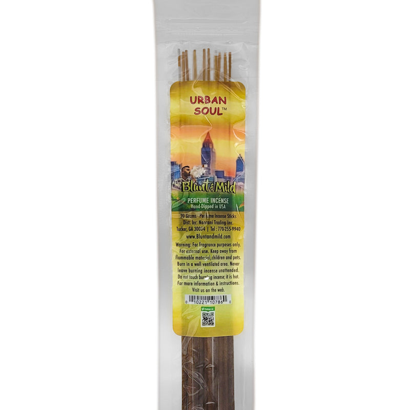Urban Soul 10.5" Blunt & Mild Incense, 20g Pack
