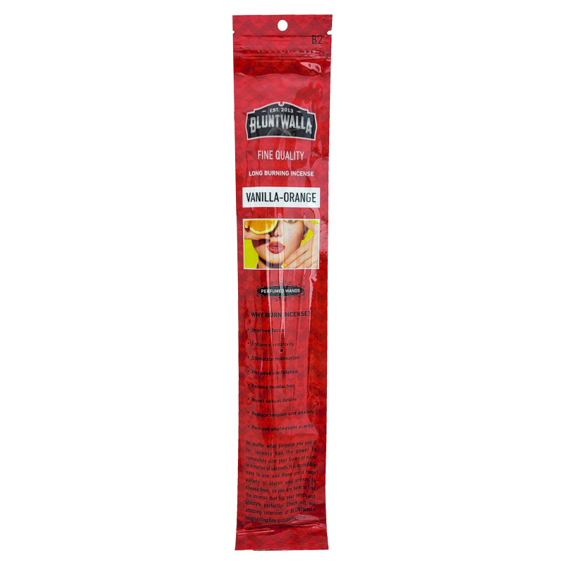 Vanilla-Orange 11" Bluntwalla Incense Pack
