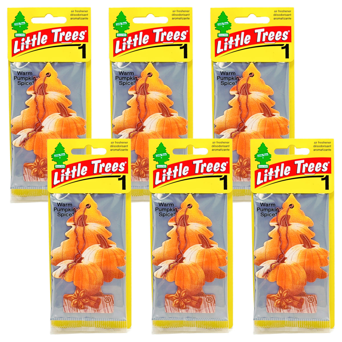 Little Trees Warm Pumpkin Spice Scent Hanging Air Freshener
