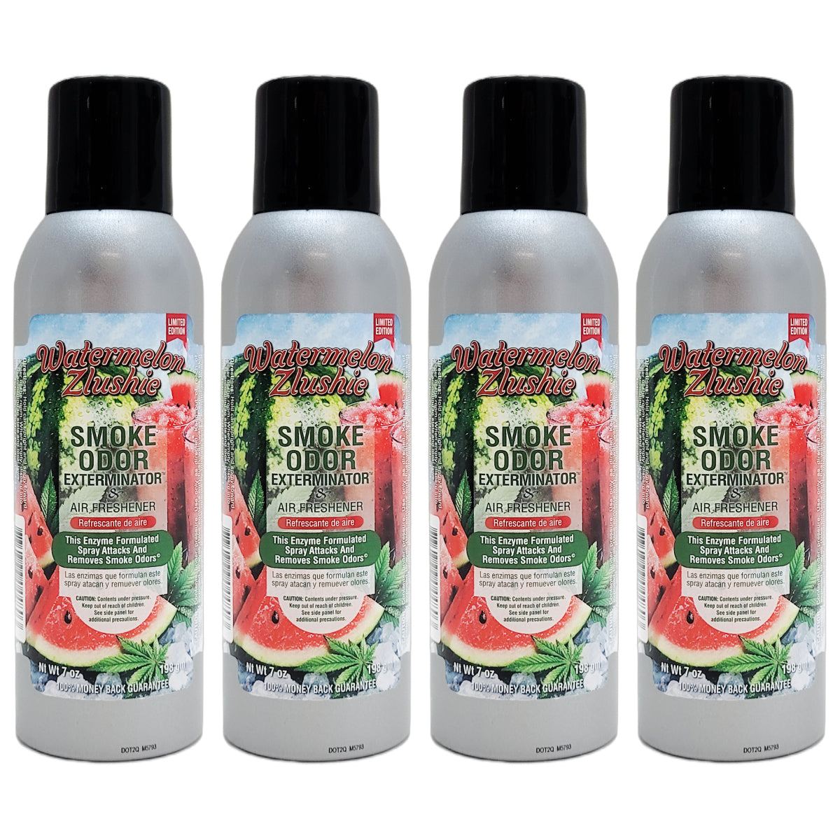 Watermelon Zlushie 7oz Smoke Odor Exterminator Spray Aerosol Can, by Tobacco Outlet Products