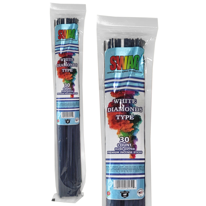 White Diamonds Type Scent 19" SWAG Jumbo Incense