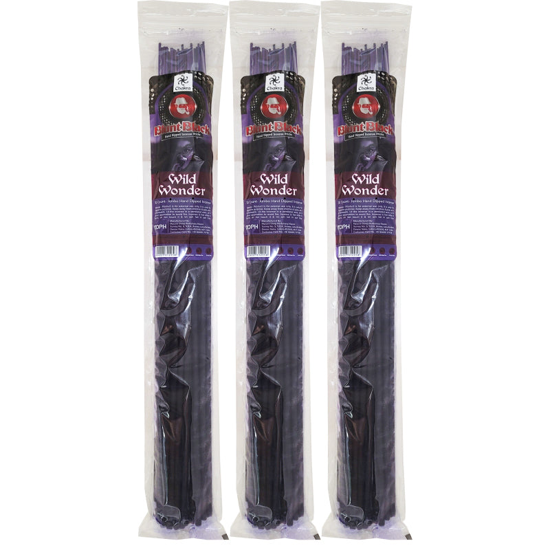 Wild Wonder Scent 19" Blunt Black Jumbo Incense